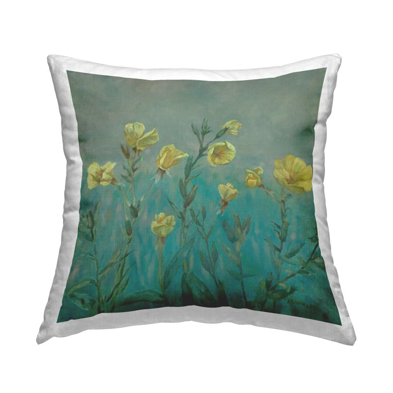 Motif de coussin décoratif floral Floral Buttercup Meadow par Graham Reynolds