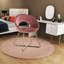Chaise avec accoudoirs en velours rose pour 2 personnes