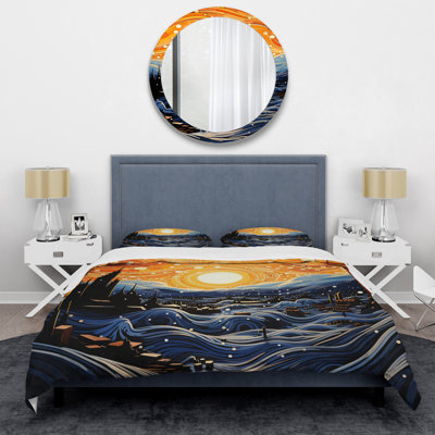 Tachisme Oceanic Dreams 1 - Tachisme Duvet Cover Set