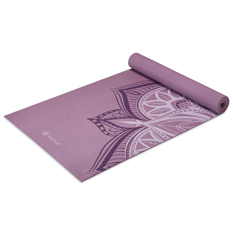 Tapis de yoga imprimé Gaiam - violet