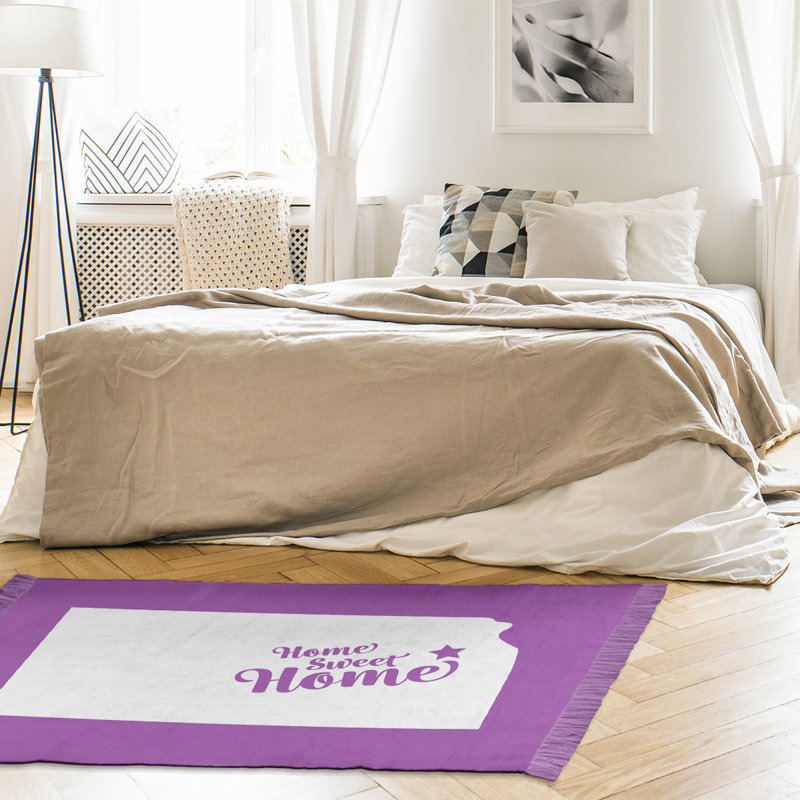 Tapis de zone mauve topeka the home