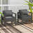 Arnhildur Aluminum Outdoor Lounge Chair-924642254-924642255