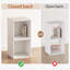 Bibliothèque de rangement à cubes ouverts, étagère de rangement autoportante à compartiment unique pour adultes-129221351