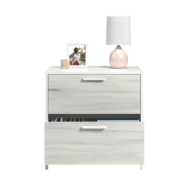 Kahala 30.24'' Wide 2 -Drawer File Cabinet, White