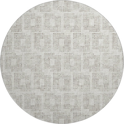 Premium Machine Washable Mayfield AMF33 Geometric Rug