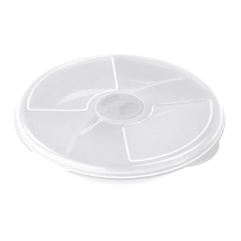 Ensemble de plats à service divisé Guzman, Ensemble de 1, Blanc