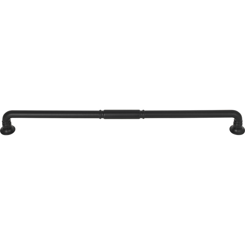 Kent Bar pull, Flat Black, 12" Center to Center