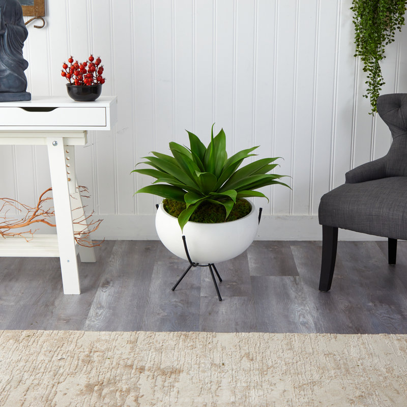 Plante grasse artificielle 30 po en pot