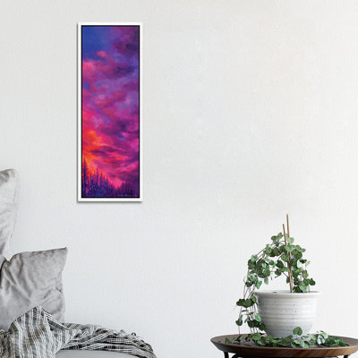 Multi Pines 1 Piece Panoramic Painting on Canvas