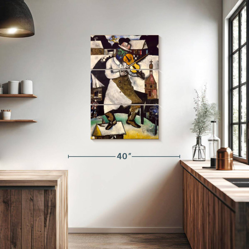 Avery le violoneux 1913, H 38 po x l 24 po