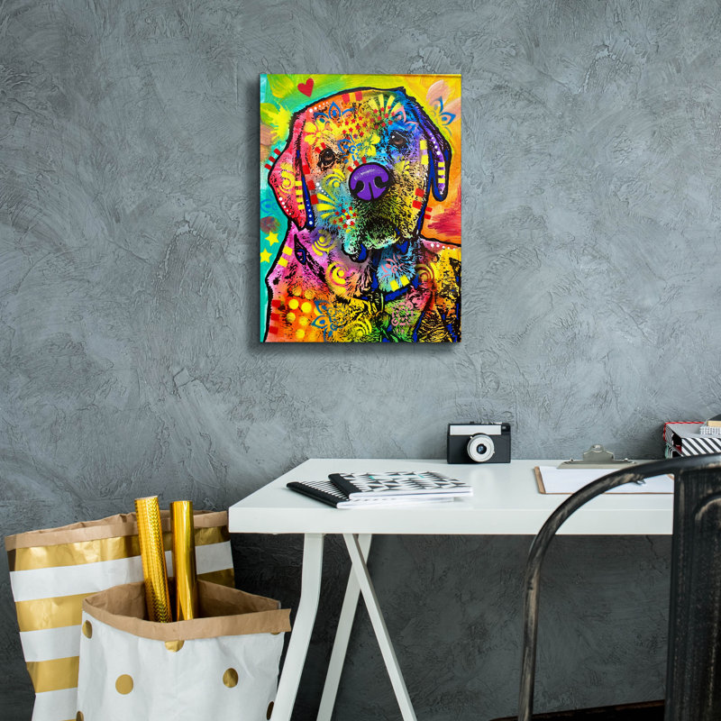 «The Warmth In Your Heart» par Dean Russo, art mural sur toile, H 16 po x l 12 po x P 0,75 po