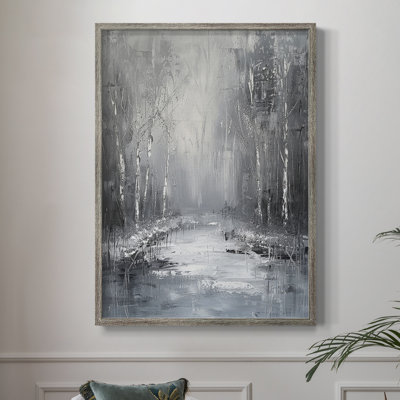 «LANDSCAPES Series LXXXVII», reproduction encadrée - bois massif