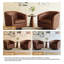 72Cm Wide Swivel Barrel Chair-1614842813
