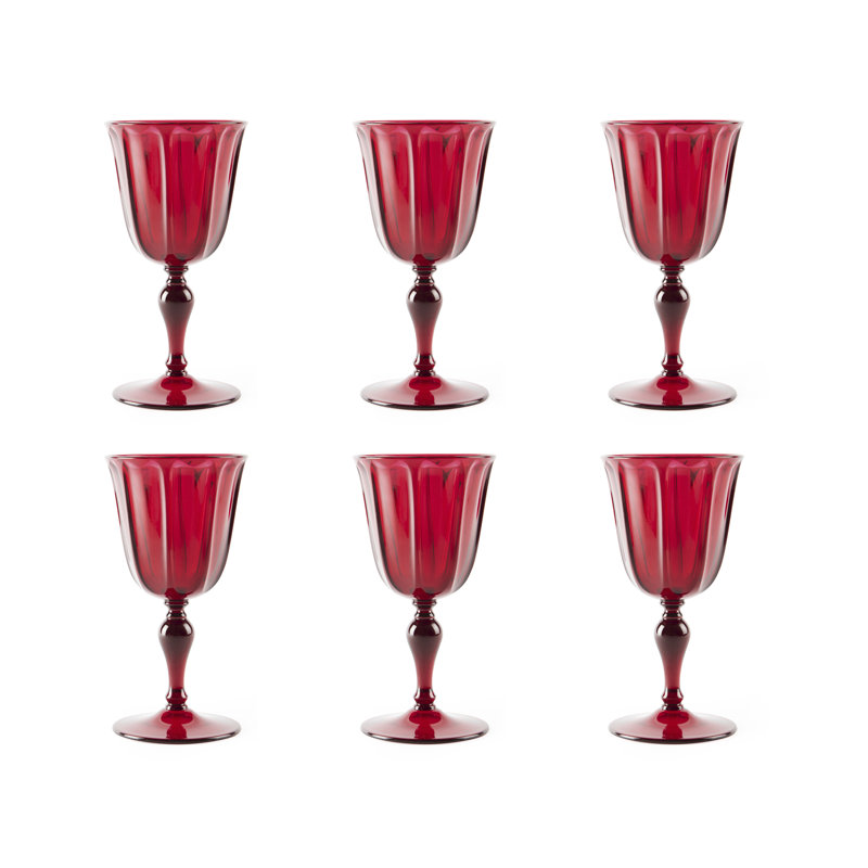 Country 250ml Goblet Set, Red