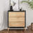 Brimar Modern Farmhouse 3 Drawers Accent Chest, Rustic Nightstand with 3 Drawers-2140898125