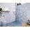 Panneau de douche simple fixe sans cadre 29,5 po x 78 po Vela