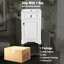 Meuble-lavabo de 20 po, lavabo en céramique, porte à fermeture en douceur, tablette réglable et rangement fixé à la porte, blanc, moderne pour porte de salle de bain à fermeture en douceur, petits espaces-1121146607