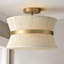Breanna 2-Light Dimmable Hand-Woven Semi Flush Mount