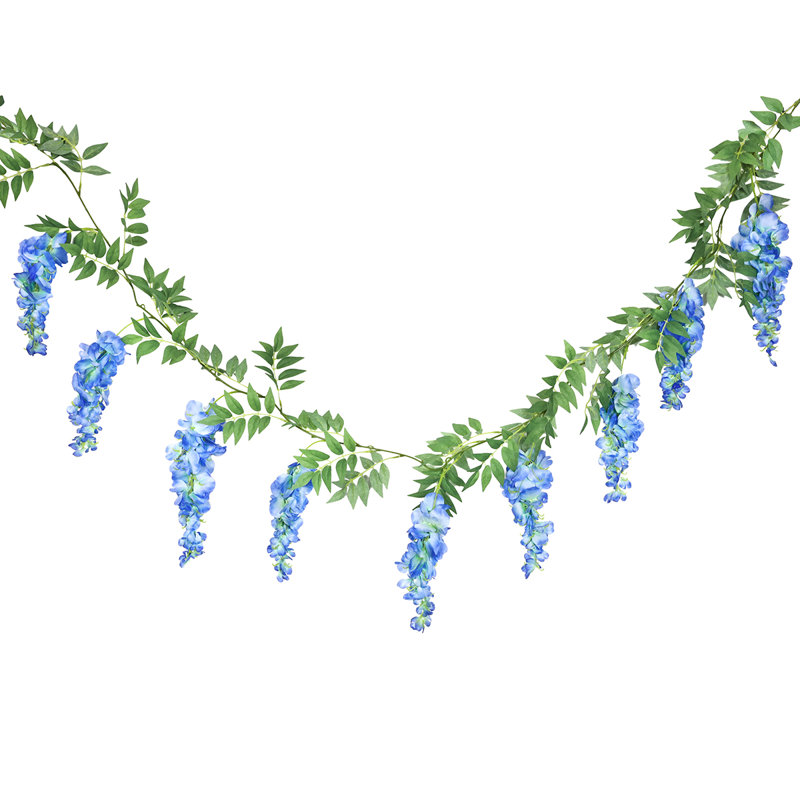 Guirlande artificielle de 6 po Hartie, Bleu