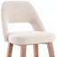 Tabouret de bar rembourré à dossier plein avec structure en bois massif, aucune installation requise-1377308278-1377546967