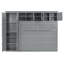Grand lit escamotable avec armoires de rangement et tablettes-105490572