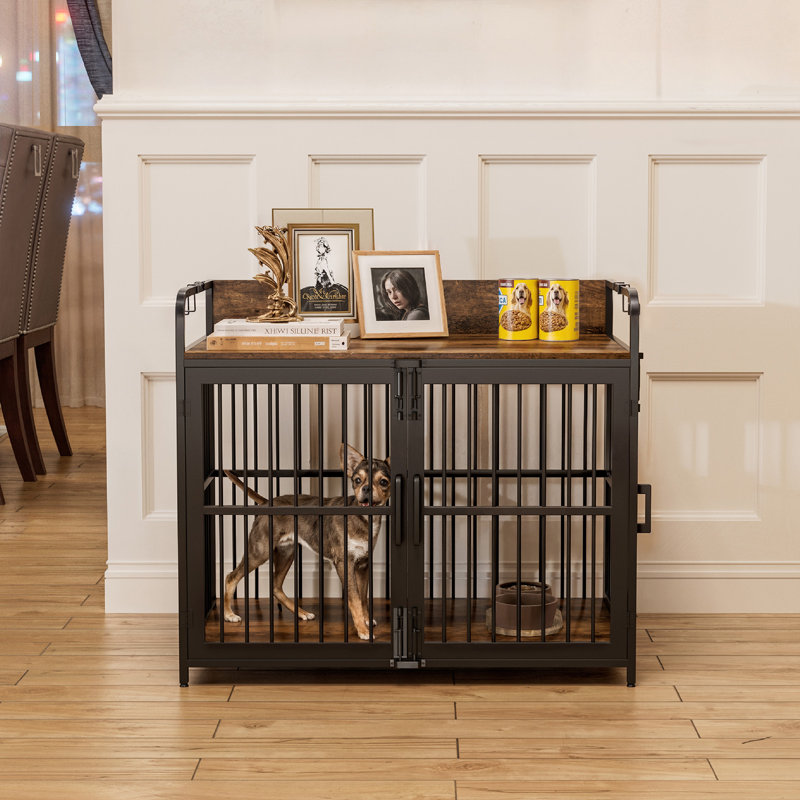 🐾Furniture-Style Dog Crate – Chew-Resistant & Waterproof, Supports Up to 300 lbs, Available in 3 Sizes, Fits Small to Extra-Large Dogs🐕