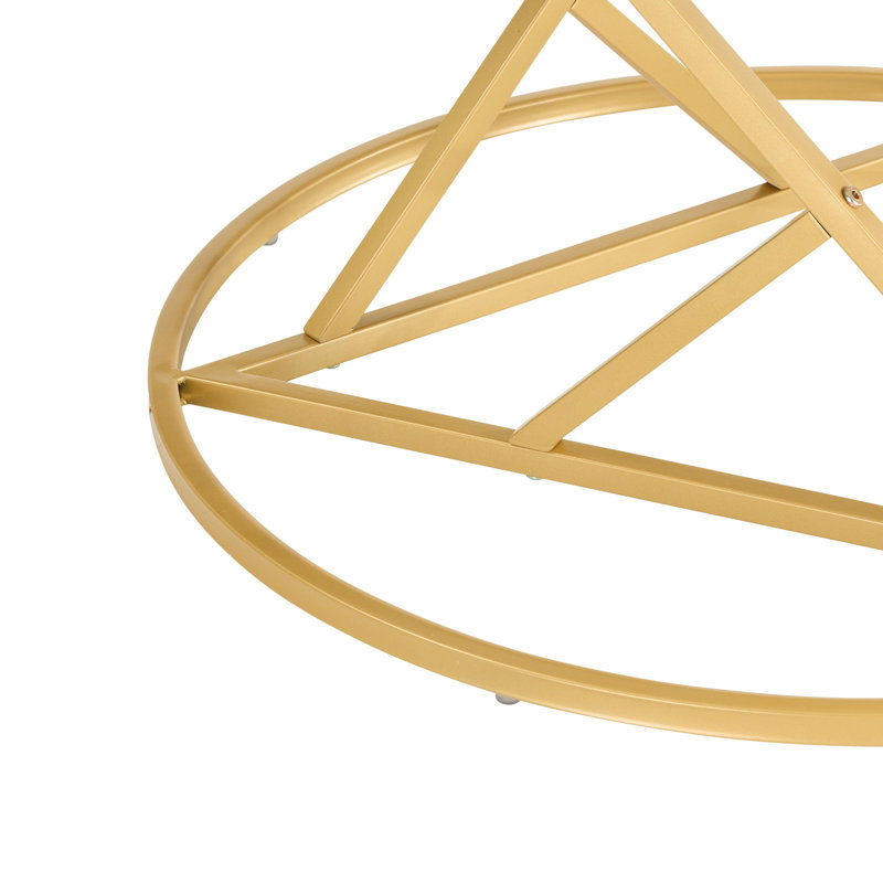 Aidah Frame Coffee Table, Gold