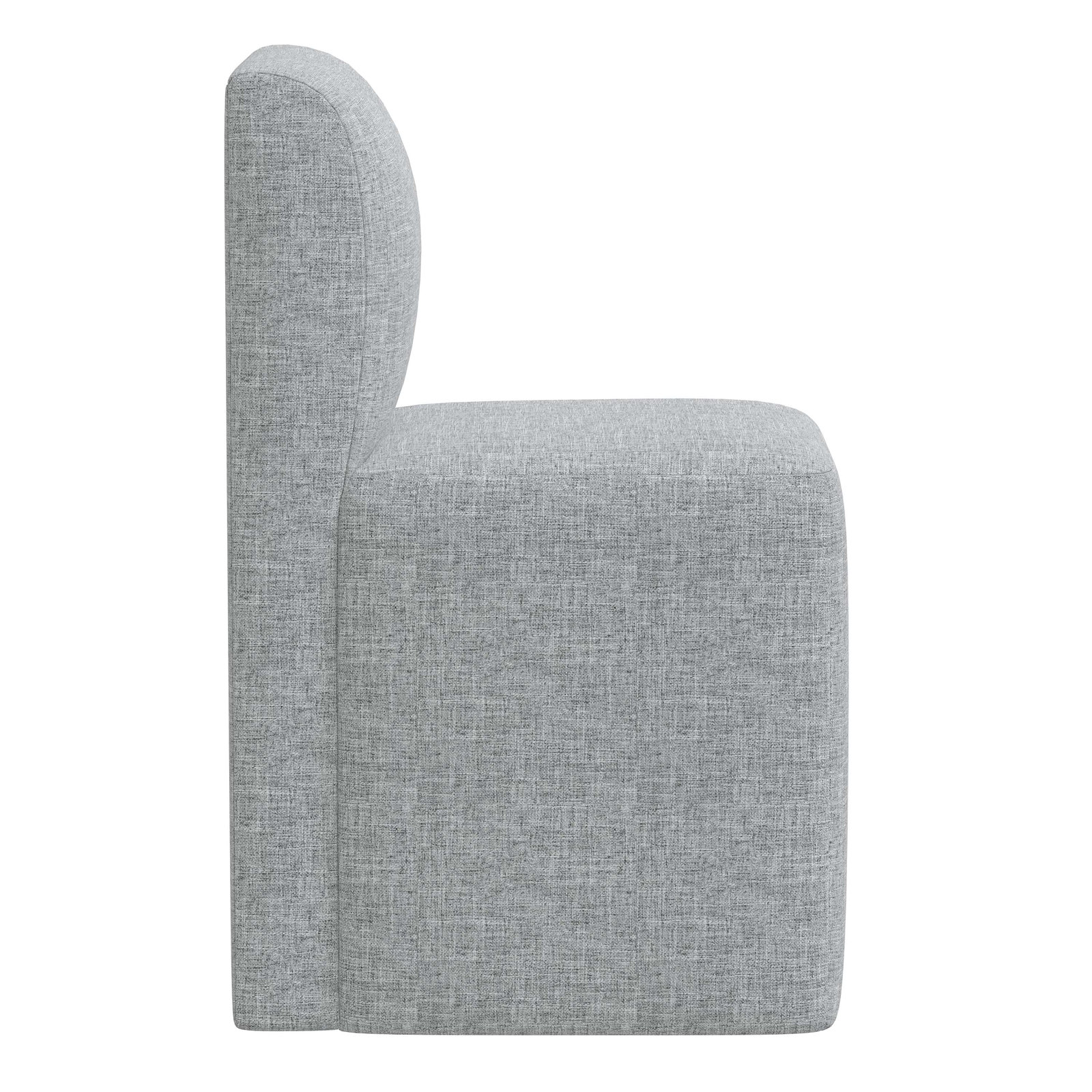 Mendy Linen Parsons Dining Chair, Zuma Pumice Textured Linen