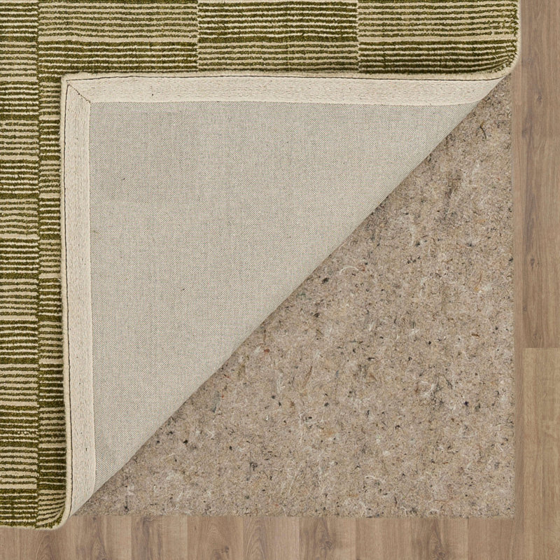 Karastan Rugs Broken Stripe Moss Area Rug, Rectangle 8' x 10'