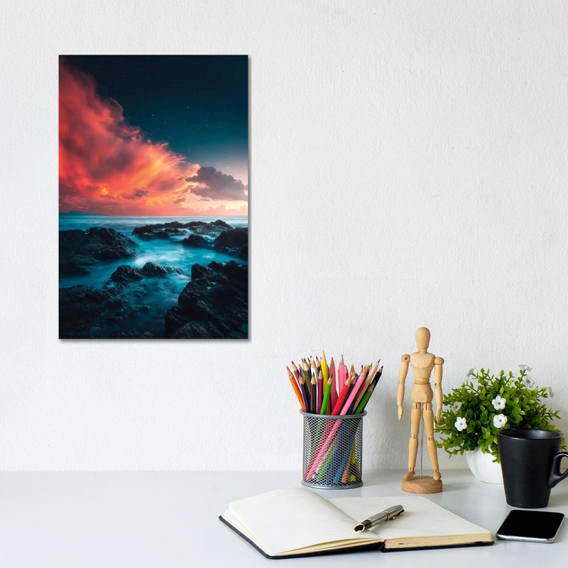 Division Of Fire - Wrapped Canvas Print, 20.32 cm H x 30.48 cm W