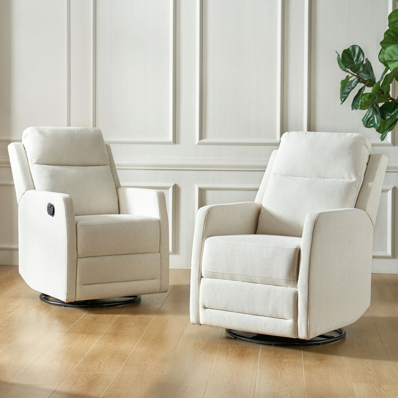 Fauteuil inclinable manuel standard de 26,5 po de largeur Caleya, Beige
