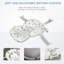 HOMCOM Foldable Baby Bathtub Set Non-Slip Support for Newborn Offwhite-182111969