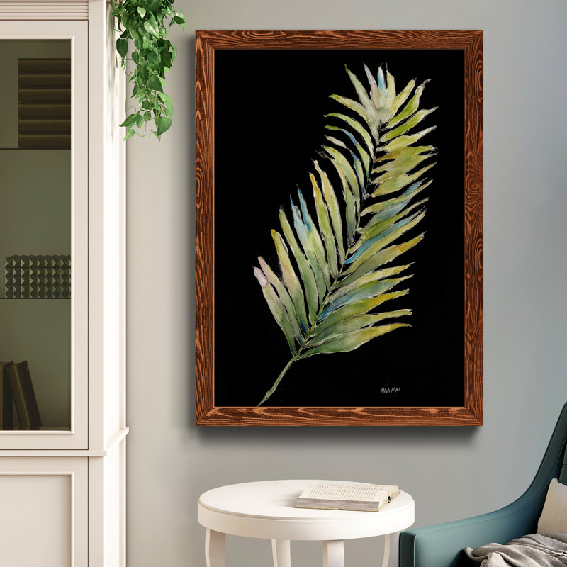 Frond II - reproduction de cadre photo sur papier, H 31,5 po x l 23,5 po x P 1,5 po, Papier érable