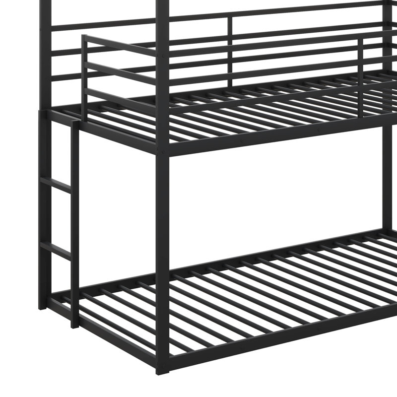 Amberboi Standard Bunk Bed by Harper Orchard, Black