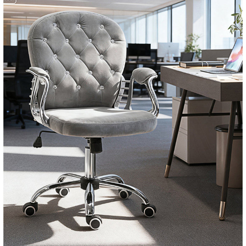 Chaise de bureau capitonnée Luxury