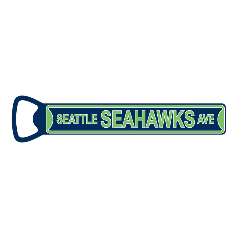 Ouvre-bouteille Trinx Kansas City Chiefs magnétique, taille: 7 po x 1 po, Seattle Seahawks