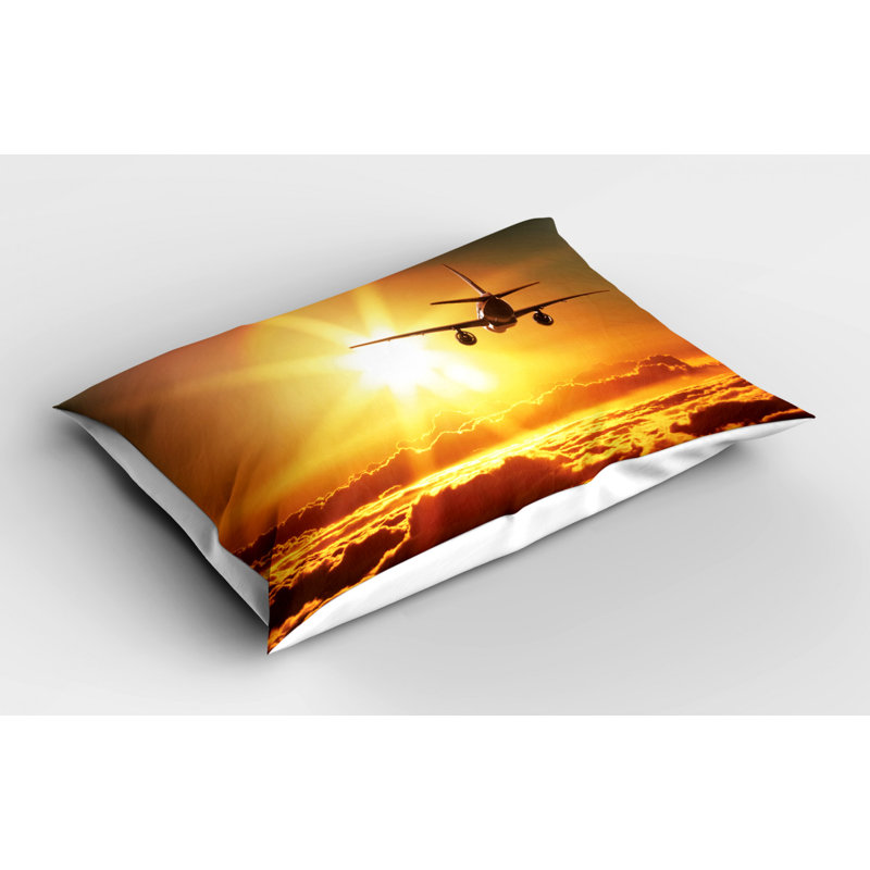 Sun Polyester Sham Set, King