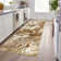 Abstract Machine Washable Rug with Rubber Backing Non-Slip Area Rug for Living Room Bedroom Dining Room Office