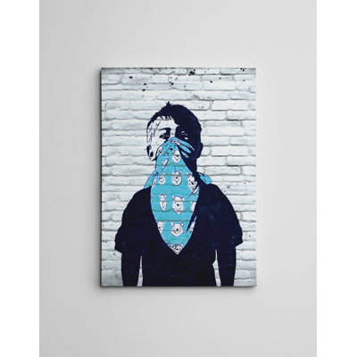 Bansky - Impression sur toile tendue