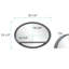 Miroir d'appoint en bois Schoenbeck