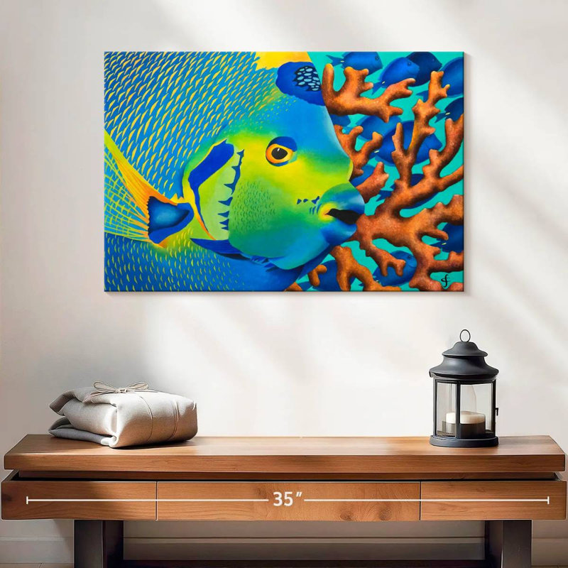 Brampt Angelfish, 16" H x 24" W