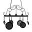 Elana Steel Handcrafted Rectangle Hanging Pot Rack