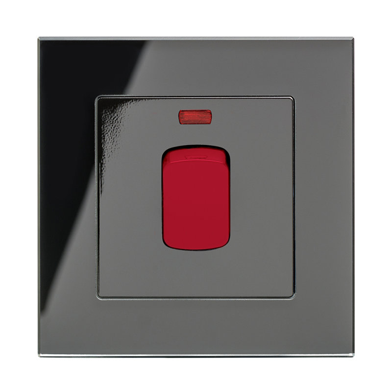 Crystal PG 45A DP Switch With Neon Black, Black