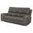 Brickston Triple Power Reclining Sofa Charcoal-925330371