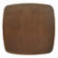 Tablette de rangement moderne en bois avec finition noyer