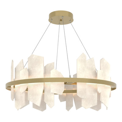 Volterra Wagon Wheel LED Chandelier