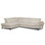 Genuine Leather Reclining Corner Sofa with Adjustable Headrests and Adjustable Armrest and Storage-449599724-449599726