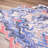 Novelty Abstract Machine Made Machine Woven Polyester Area Rug in Blue/Red/Ivory-1827381097