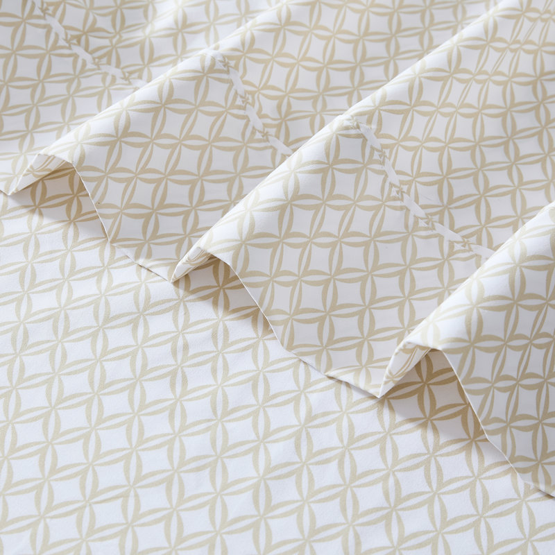 Eternity Neutral Sheet Set, King Sheet Set with 5 Additional Pieces