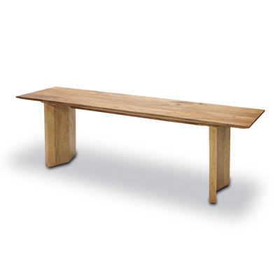 Ludwig 55" Mango Wood Bench In Natural by Loon Peak